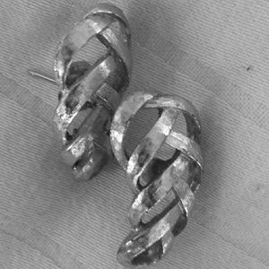 Silver Weaved Earrings